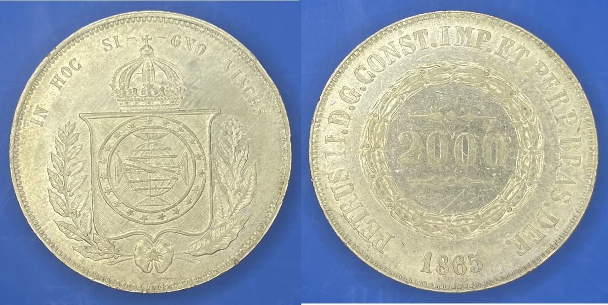1865 Year Brazilian Coins for sale | eBay