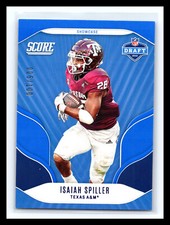 2022 SCORE NFL DRAFT SHOWCASE PARALLEL ISAIAH SPILLER SERIAL # 25/100