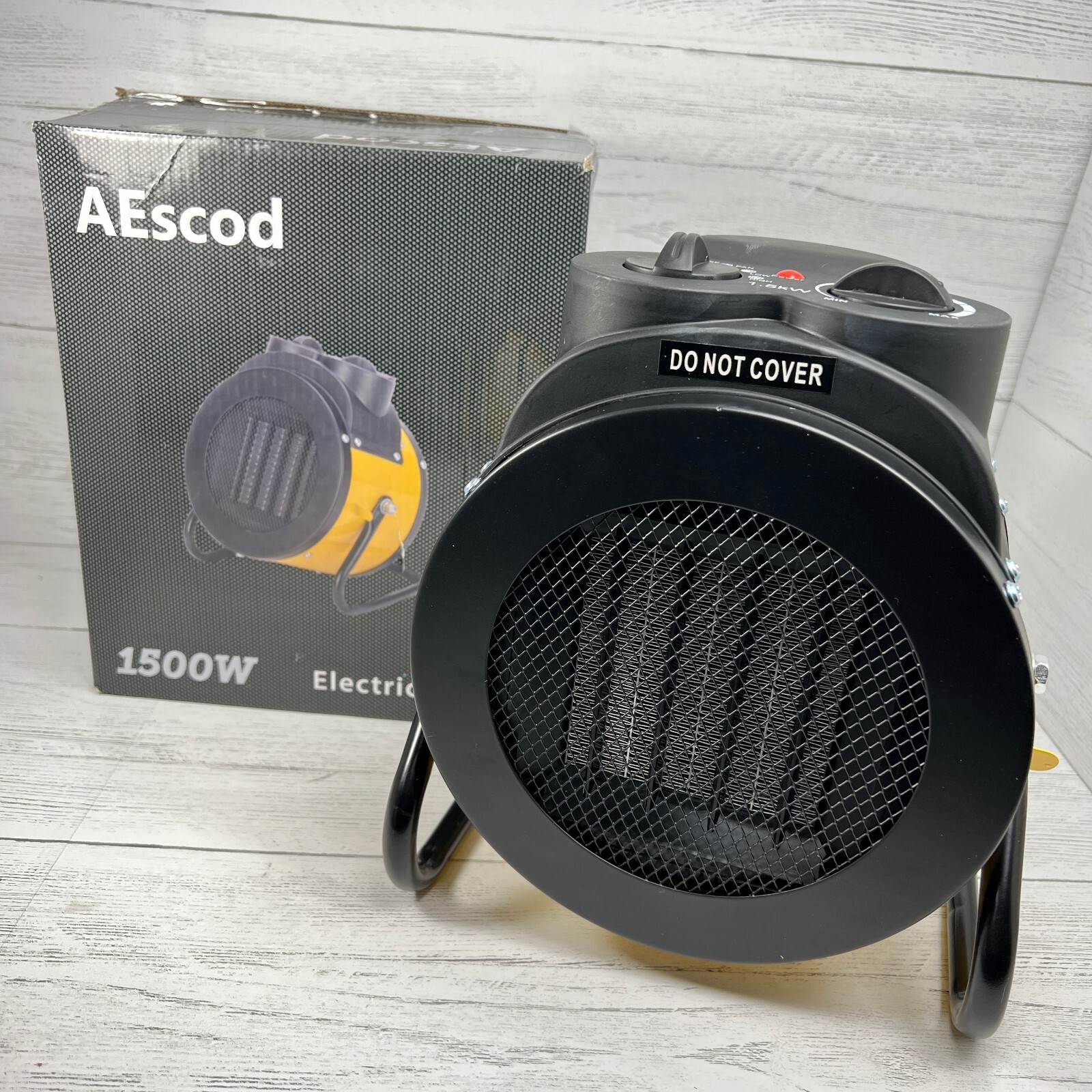 AEscod Space Heater Upgrade 1500W Portable Electric Heater 3 Modes Overheat  | eBay