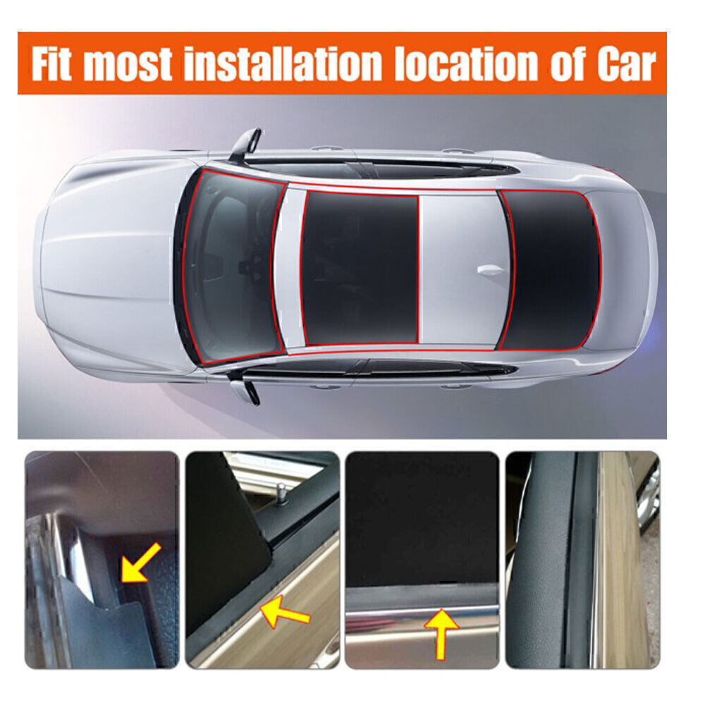 Rubber Seal Strip Car Door Window Trim Edge Molding Protector Guard Weather US