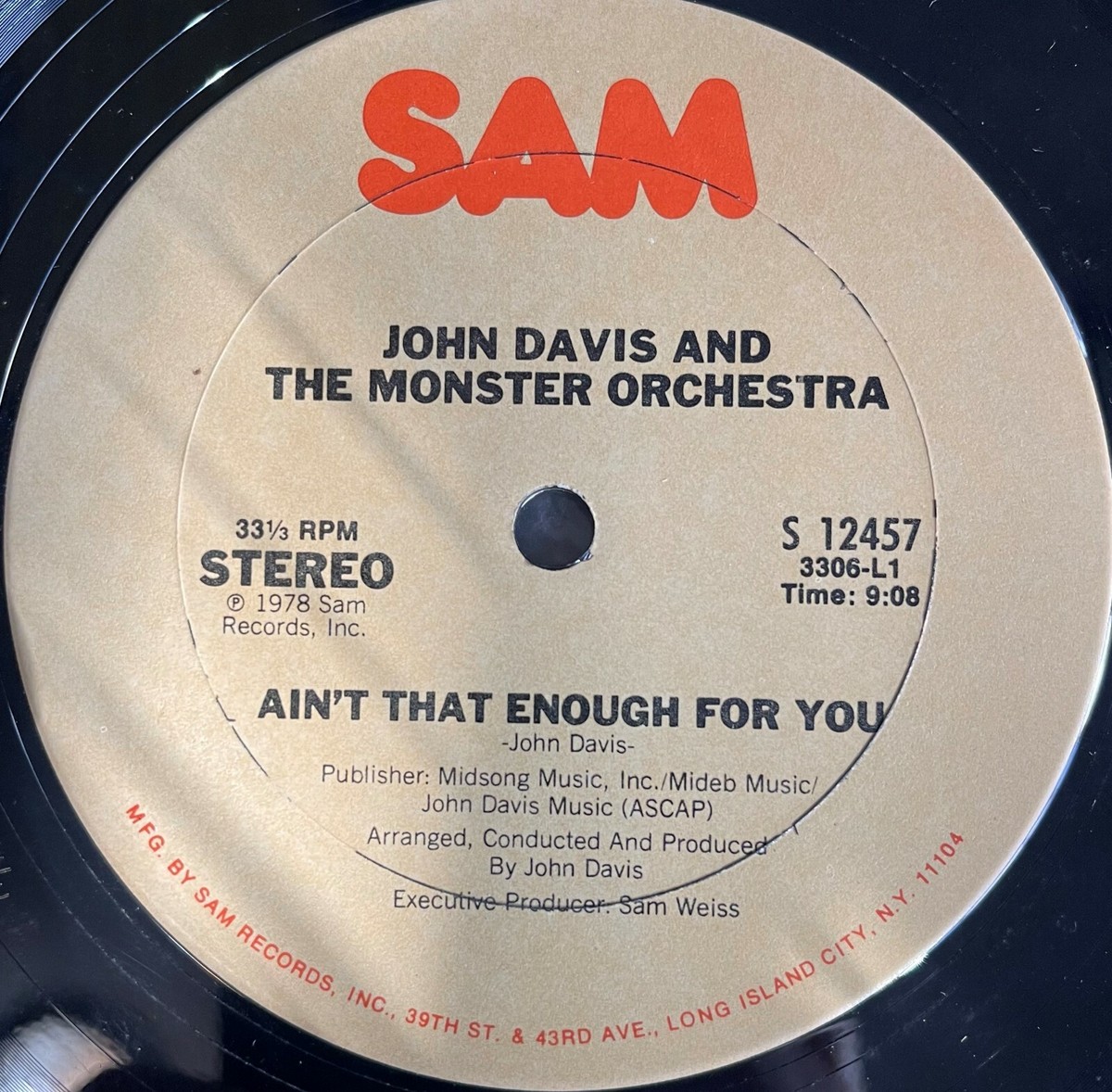 John Davis & The Monster Orchestra - Ain't That Enough For