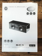 NHT SC1 Speaker   Owner / User Manual *Original*