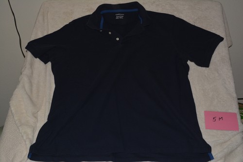 2XL Blue 3 Button Collared Polo Croft & Barrow Made In Guatemala - Picture 2 of 2