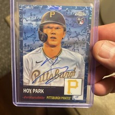 2022 Topps Hoy Park Rookie Auto /99 Toile Chrome Platinum Anniversary Pirates