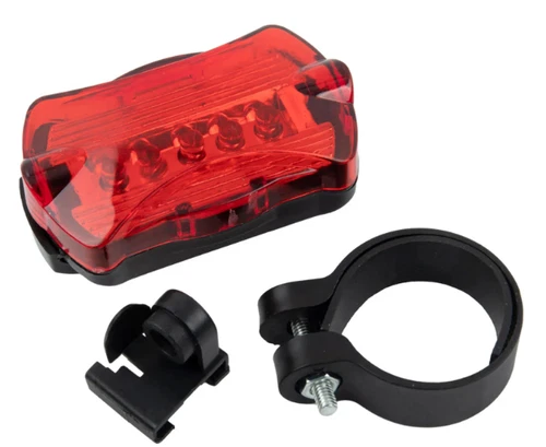 2 Stück Fahrrad Rücklicht 5 LED rot Sicherheit hinten blinkend 6 Modi AAA batteriebetrieben - Bild 15 von 19