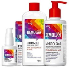 DEMOLAN FORTE Eye Gel 30ml, Liquid Soap 30ml, Lotion 150ml, Blepharo-gel 30ml