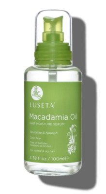 Luseta Macadamia Moisture Hair Serum 3.38 oz Color Safe Paraben Sulfate Free.