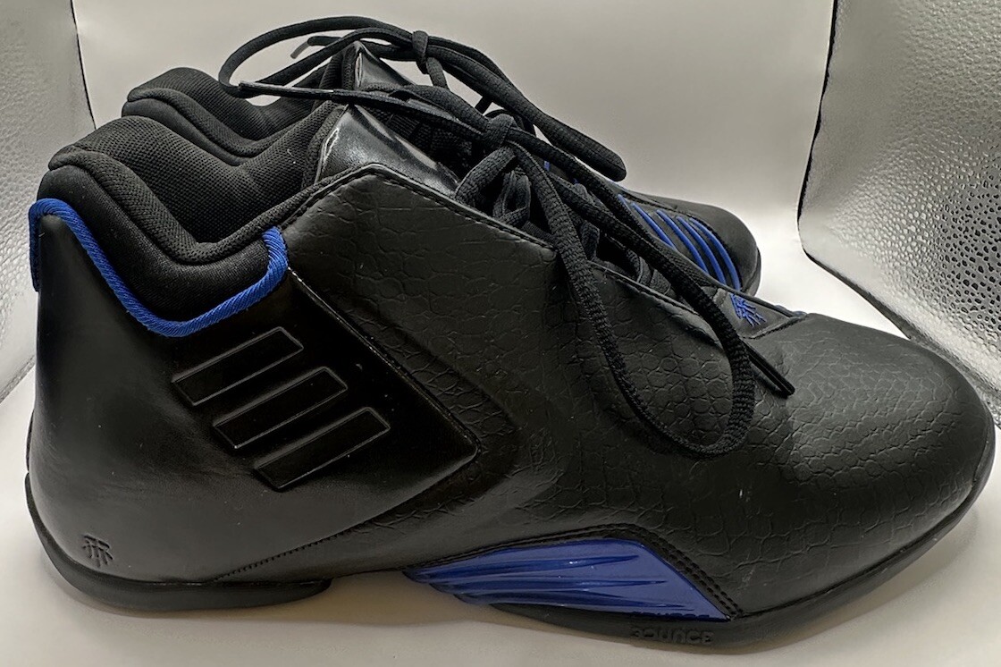 Size 8.5 - adidas T-Mac 3 Black Royal Blue 2021 | eBay