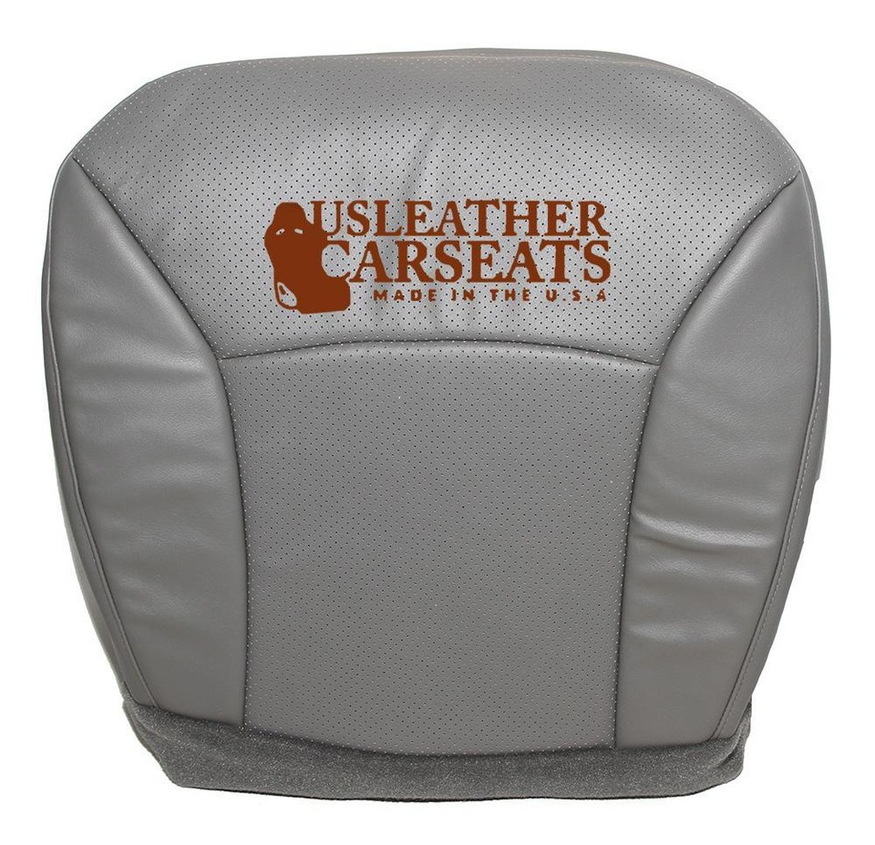 Driver Bottom Seat Cover For Ford E-Series Vans (2002-2008) - Gray Vinyl Replacement - Made In USA