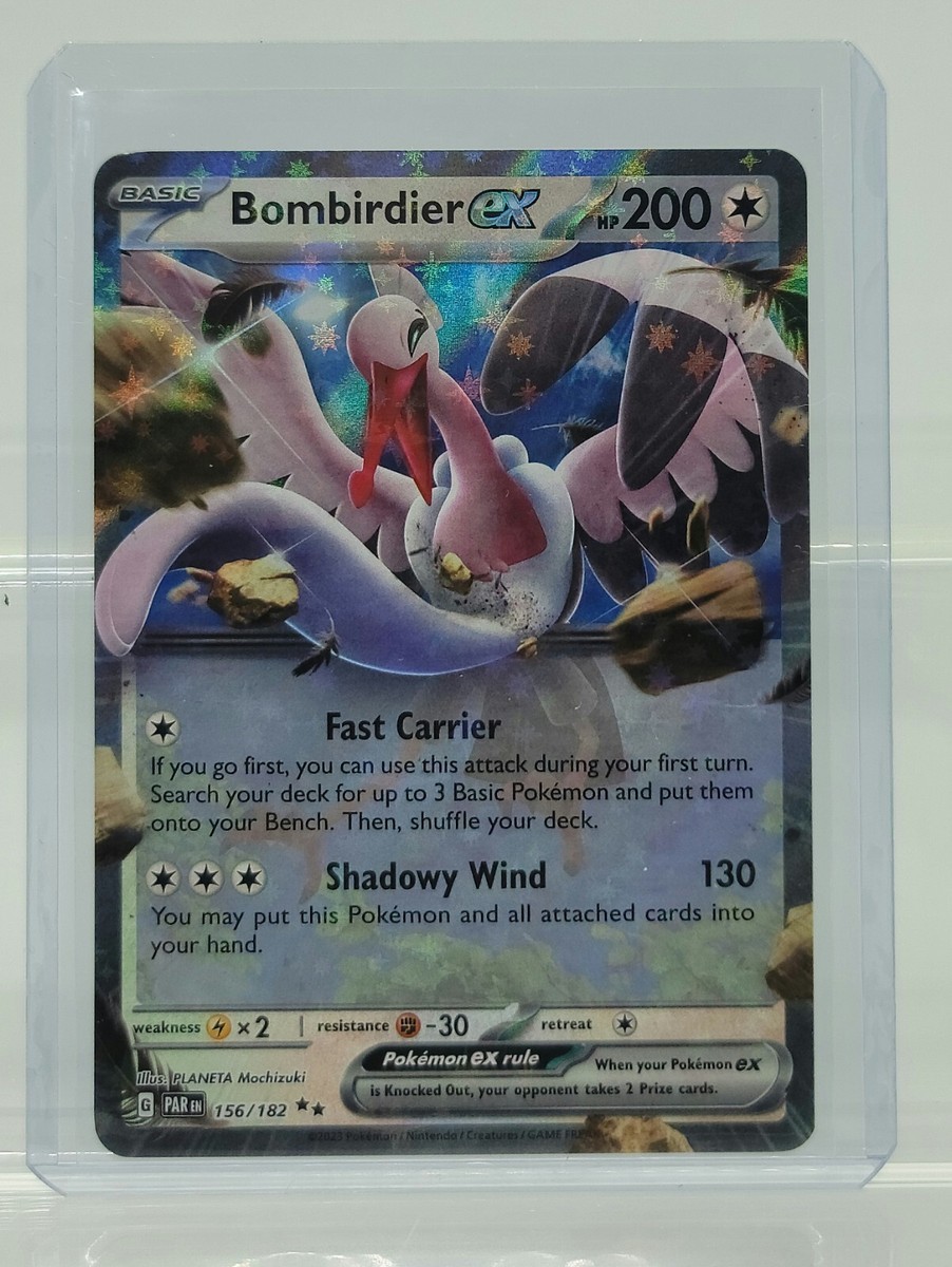 bombirdier ex pokemon card value Pokemon Card Bombirdier ex 156/182 Paradox Rift Holo