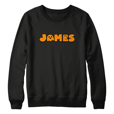 Personalisiertes Halloween-Sweatshirt für Kinder maßgeschneidert Kürbis Trick or Leckerbissen Fanc...