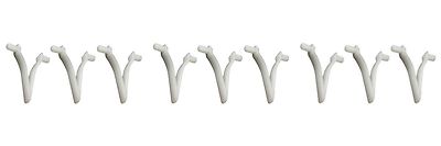 Butterfly V-Clips for Swimming Pool Brush, Leaf Rake, Vacuum, Pole Handle 9 Pack