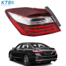 Tail Lights For 2016 2017 Honda Accord 4DR LED Lamps Rear Outer Driver Left Side