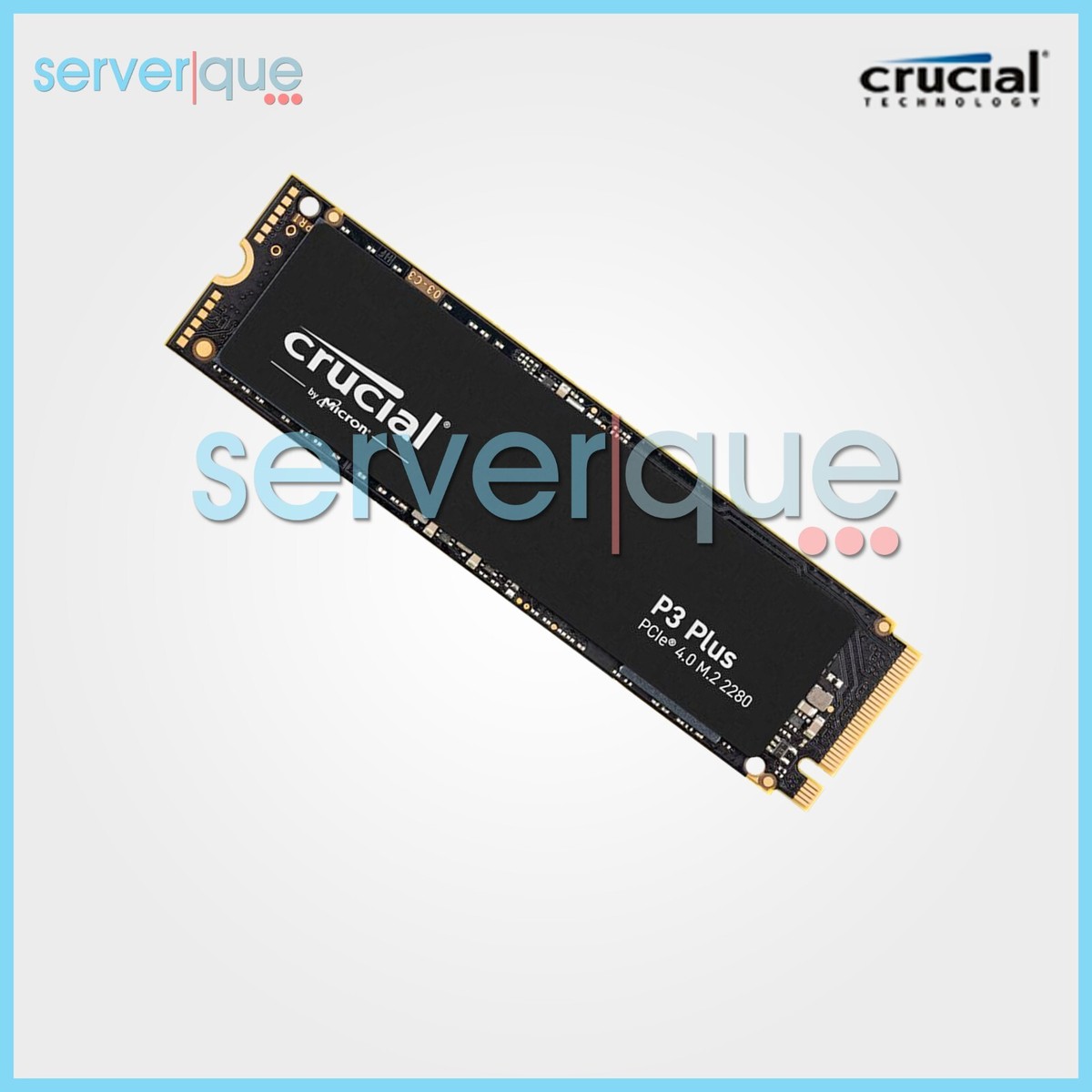 Crucial CT4000P3PSSD8 P3 Plus 4TB PCIe x4 NVMe M.2 2280 Internal
