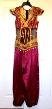 incharacter Desert Jewel Costume Size M Harem Indian Arabian W/Garment Bag