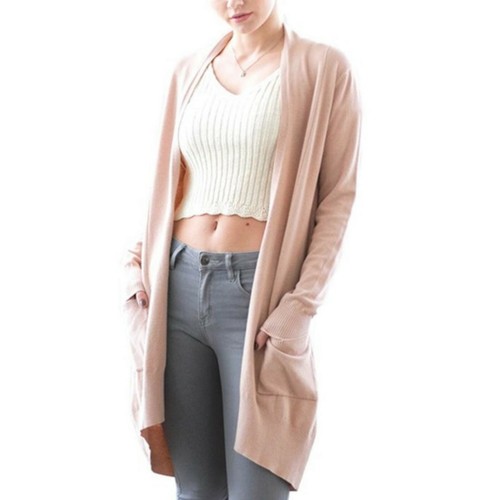 Slouchy Cardigan Sweater w/ Pockets | eBay