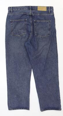 Cheap Monday Mens Blue Cotton blend Straight Jeans Size W31
