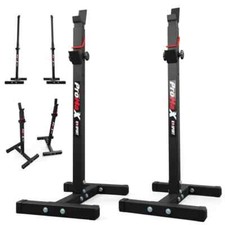 Used Squat Rack Barbell Stands Bench Press  Indoor Outdoor Gym Training