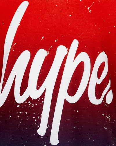 Hype BOYS RED HYPE FLECK FADE T-SHIRT - Picture 3 of 3