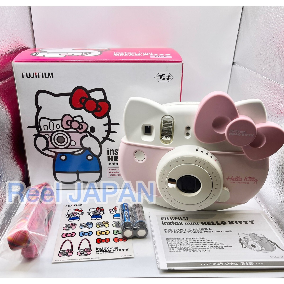 Fujifilm instax mini Hello Kitty Instant Camera Box Set Unused Item Free Ship
