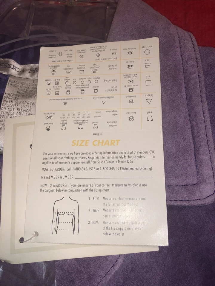 Nuevo Abrigo Grande Jessica Holbrook Púrpura Largo Medio Lavable Gamuza Foto 4 de 4