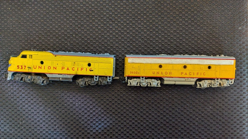 Par de locomotora maniquí Mantua HO F-7 A&B #537/1468 B | Zustand: Used