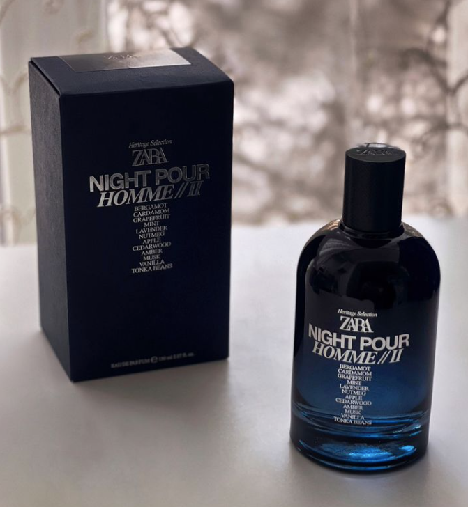 ZARA Mens Night Pour Homme II Eau De Parfum EDP Fragrance Perfume