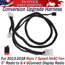 Conversion Upgrade Harness For 2013-18 Ram 5'' to 8.4 UConnect Display Radio US