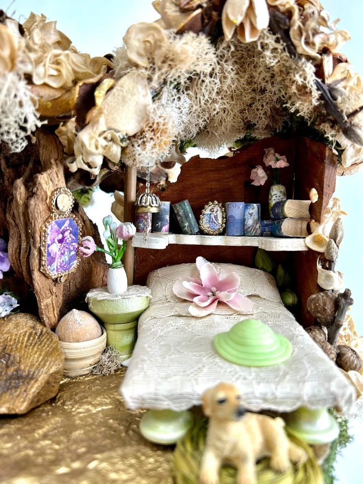 Casa de hadas única en su clase con hadas hermanas, envío de $75, libro de cuentos original - PERSONALIZADO Foto 3 de 4