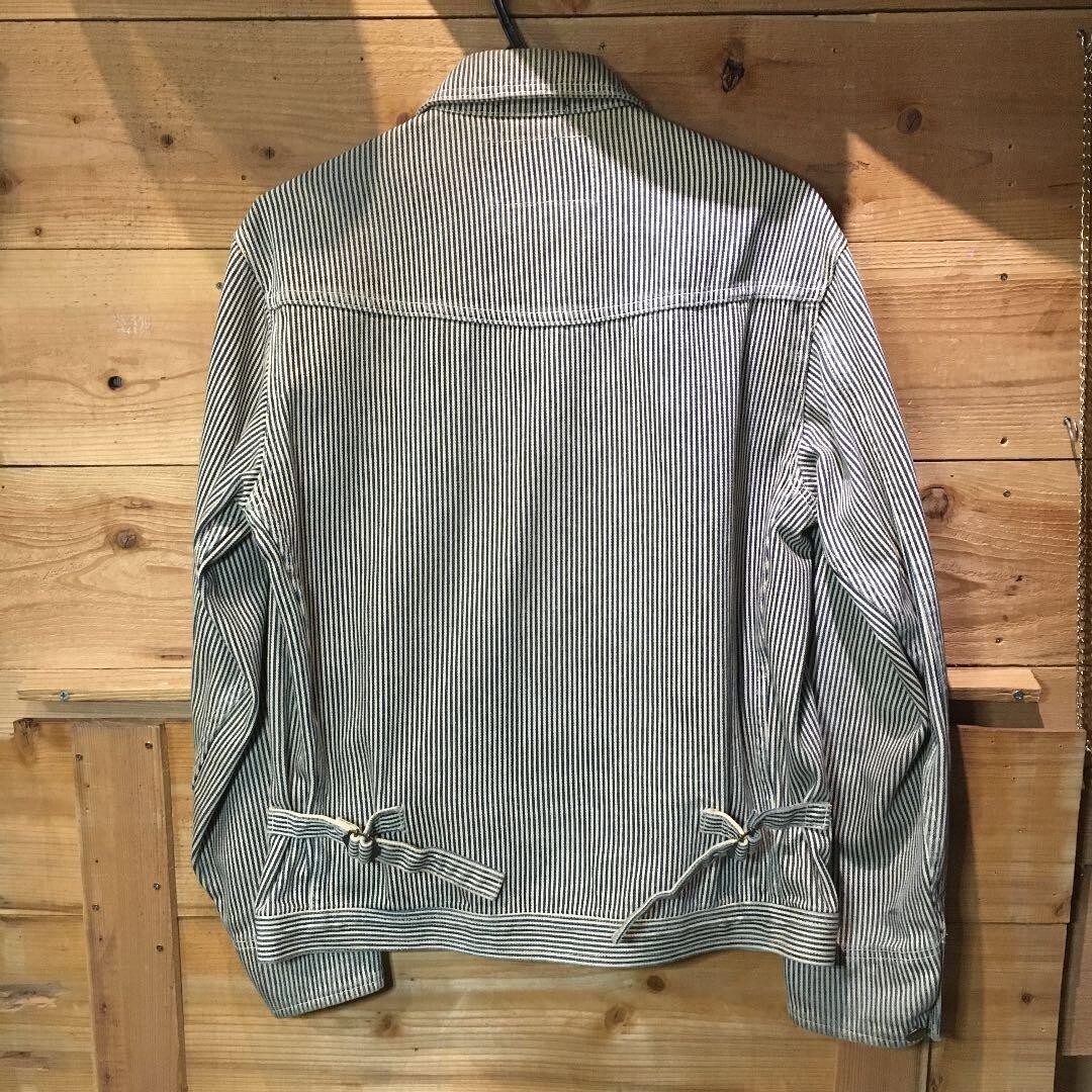 BEN DAVIS Hickory Trucker Jacket Coat Size L