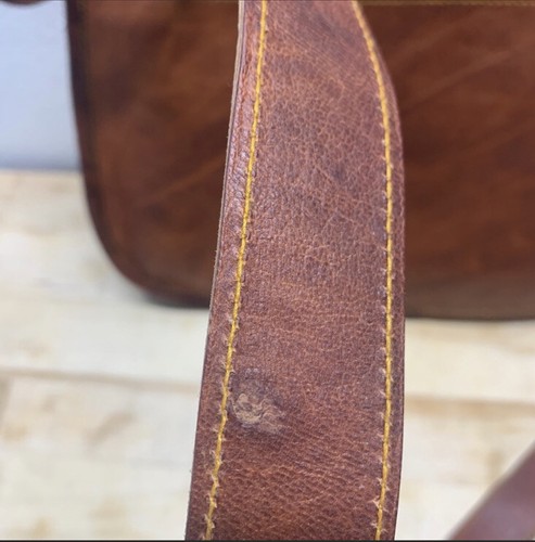 NWOT Komal’s Passion Leather Messenger Bag BUSINESS OFFICE - Picture 6 of 9