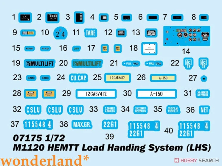 Trumpeter 07175 1/72 HEMTT M1120 ROAD HANDLING SYSTEM Model Kit - Image 3 of 4