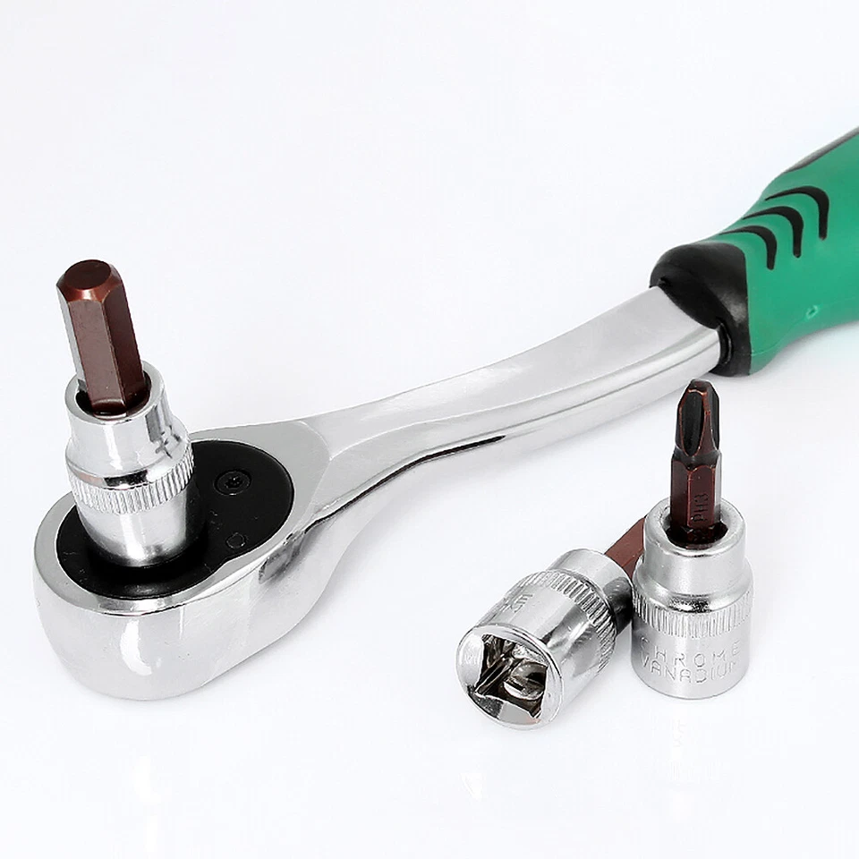 Impact Torx,Hex,Cross,Slot,Pozi Bit 3/8" Drive Socket Ratchet Screwdriver Bits - Image 4 of 4