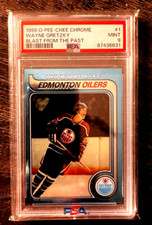 1998 O-Pee-Chee Chrome Wayne Gretzky PSA 9 Blast From The Past Rc Rare Oilers