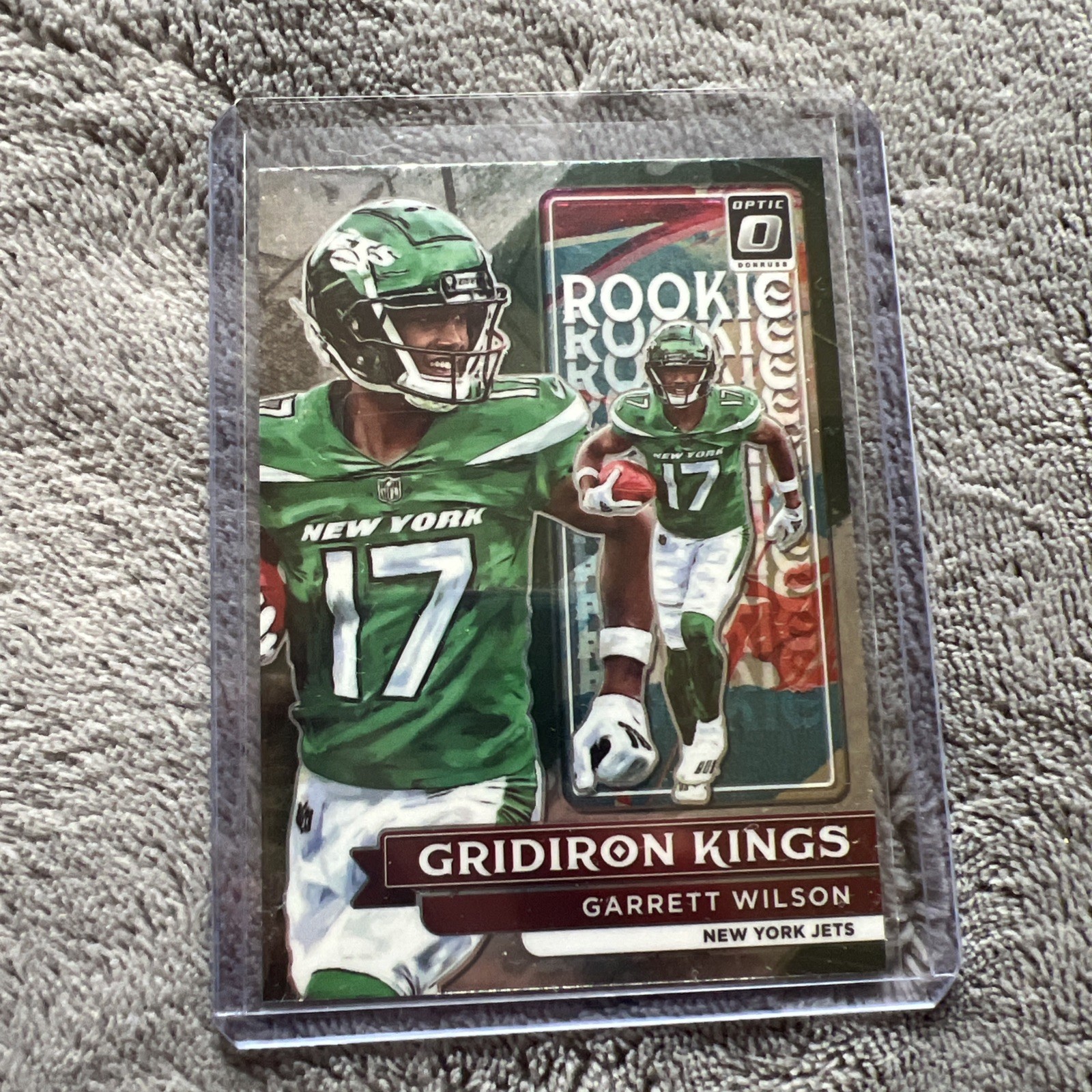 2022 Panini Donruss Optic - Rookie Gridiron Kings Garrett Wilson #RGK-5 (RC)