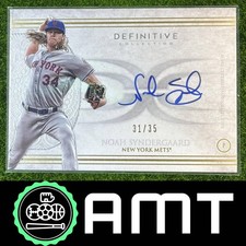 Noah Syndergaard 2017 Topps Definitive 31/35 Auto Inscription Collection Mets