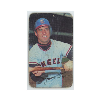 #ad James Fregosi 1970 Topps Super Card pin hole creased #30 Baseball Card VG $5.00