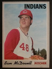 1970 TOPPS BASEBALL #650 SAM MCDOWELL INDIANS HIGH NUMBER NEARMINT