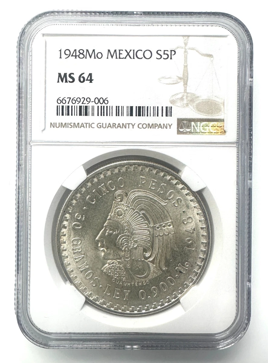 Circulated 5 Pesos 1948 Year Mexican Coins (1905-Now) for sale | eBay