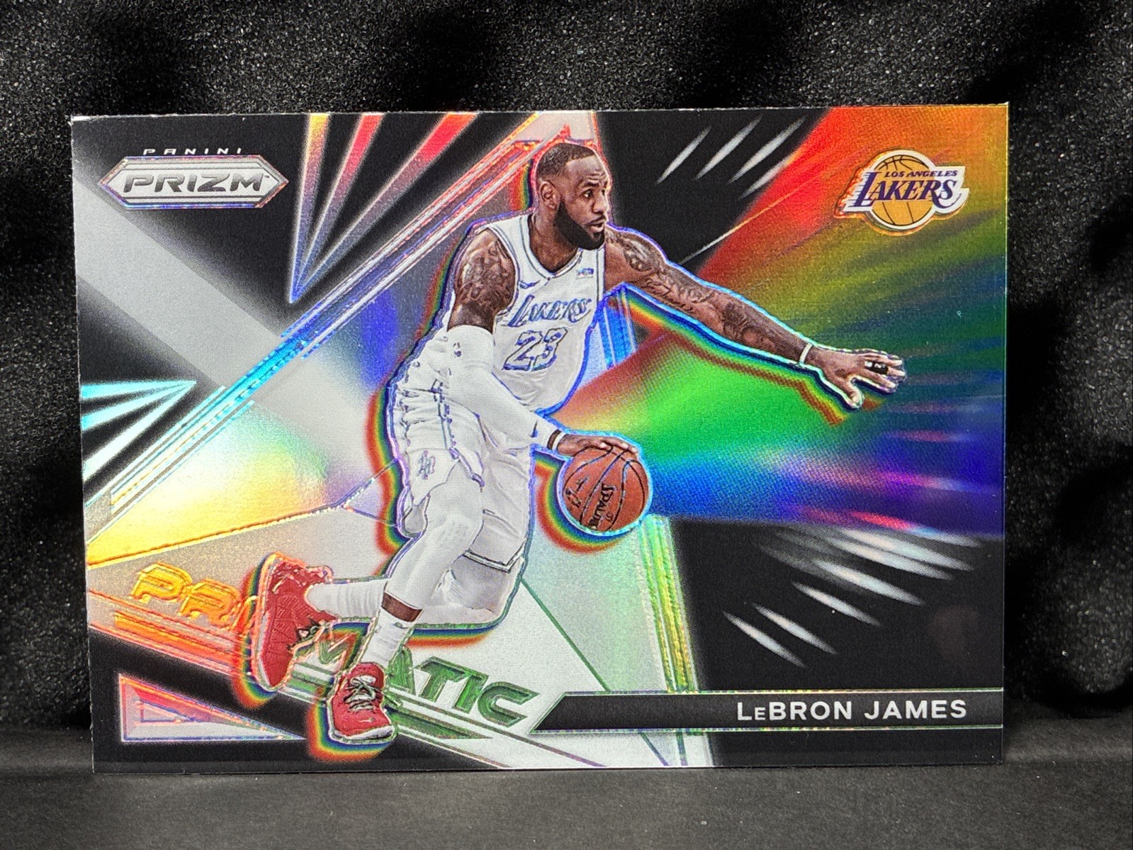 2021-22 Panini Prizm - Prizmatic LeBron James #25 Silver