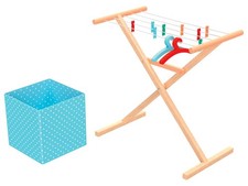 Playtive Holz Kinder Spielzeug Rollenspiel W&auml;schest&auml;nder NEU OVP Besch&auml;digt