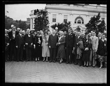 Photo:Washington DC Herbert Hoover Lou Hoover White House group 1931