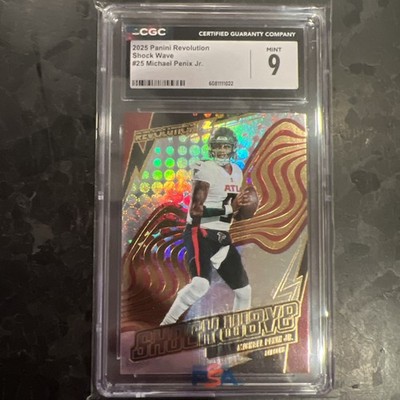 2025 Panini Revolution Shockwave Micheal Penix Jr CGC Mint 9 | eBay