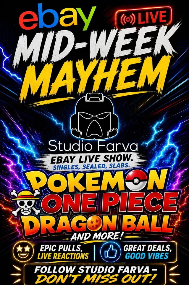 Mid-week mayhem - $1 starts & $0.01 drops - Singles, sealed & slabs!