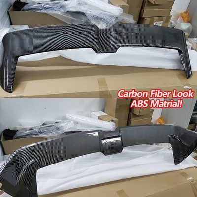 For VW GTI Golf MK8 22-24 Oettinger Look Carbon Fiber ABS Rear Roof Spoiler Wing