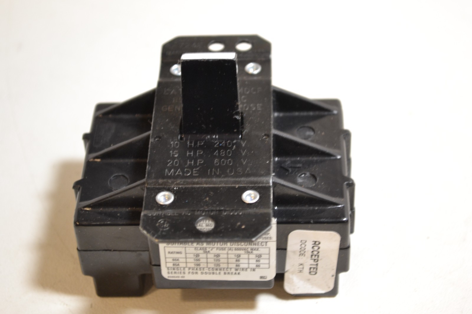 BRYANT Switch 85002MDCF