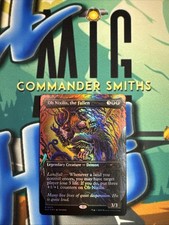Ob Nixilis the Fallen   Borderless Rainbow FOIL   MTG Encyclopedia Secret Lair