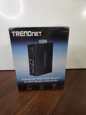 TRENDNET HARDENED INDUSTRIAL 100/1000BASE-T TO SFP MEDIA CONVERTER
