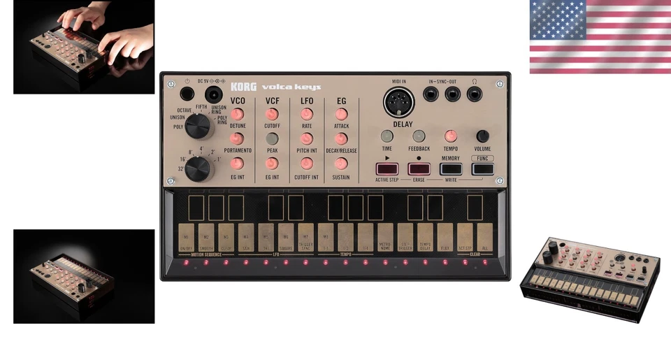 Volca Keys Analog Synthesizer Battery Powered - Image 2 of 4