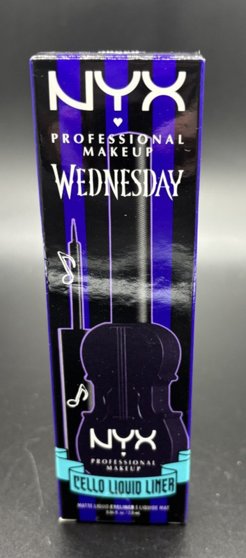 NYX Wednesday Cello Vivid Matte Liquid Eyeliner Limited Edition Wednesday Addams